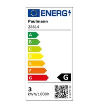 Bec LED decorativ Paulmann, E27, para, 3W, 2700K, 286.14