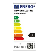 Bec LED Tracon, E27, sferic, 5W, 4000K, LGS
