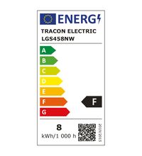 Bec LED Tracon, E27, sferic, 8W, 4000K, LGS