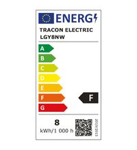 Bec LED Tracon, E14, lumanare, 8W, 4000K, LGY