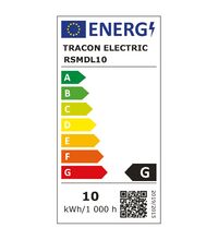 Proiector LED, negru, 10W, 4000K, IP65, Tracon
