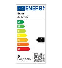 Bec LED decorativ Emos, E27, dimabil, 8.5W, 2700K