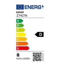 Bec LED Emos, E27, laptos, 7.6W, 2700K