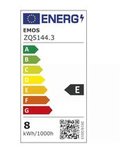 Bec LED Emos, E27, para, 7.2W, 2700K, set 3 bucati, ZQ5144.3