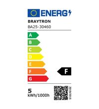 Bec LED Braytron, GU5.3, 4.5W, 3000K, BA25-30460