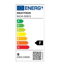 Bec LED Braytron, E27, R80, 9W, 6500K
