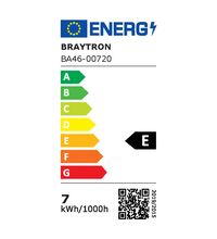 Bec LED decorativ Braytron, E27, avocado, 7W, 2700K
