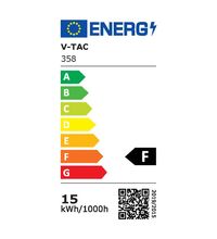 Proiector LED pe sina, 15W, 5000K, alb, IP20, V-TAC, SKU 358