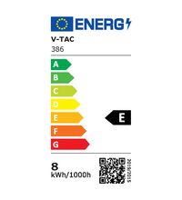 Element de conectare "L'' pentru baghete LED, incastrat, gri, 8W, 4000K, V-TAC, SKU 386