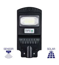 Corp de iluminat stradal LED, solar, 30W, negru, 6500K, IP65, Braytron, BT43-01531