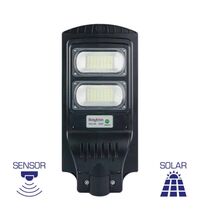 Corp de iluminat stradal LED, solar, 60W, negru, 6500K, IP66, Braytron, BT43-03031