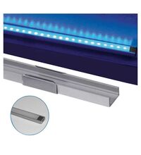 Profil Al pentru banda LED, 1ml, ingust, argintiu, Lumen, 05-30-550