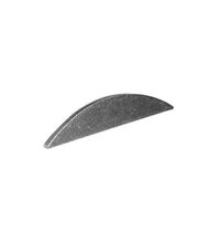Element de capat pentru profil Al aplicat, oval ingust, inchis, argintiu, Lumen, 05-30-0524