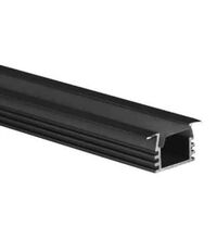 Profil Al pentru banda LED, 2ml, negru, incastrat, Lumen, 05-30-0560021