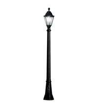 Stalp iluminat exterior gradina ornamental, tip felinar, negru, 1.92ml, 6.5W, Fumagalli, Artu'/Rut