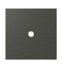 Rama decorativa aparataj modular TEM, rectangulara, 1M, antracit, Edge, OG10MTP
