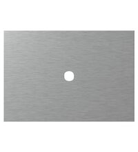 Rama decorativa aparataj modular TEM, rectangulara, 1/3M, argintiu, Edge, OG13MAP