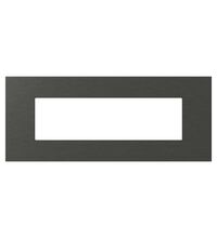 Rama decorativa aparataj modular TEM, rectangulara, 7M, antracit, Edge, OG70MTM