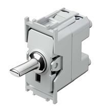 Intrerupator modular cap scara cu revenire TEM, crom, 1M, Edge, SP61PC