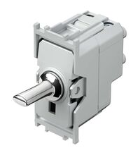 Intrerupator modular cap cruce TEM, crom, 1M, Edge, SP70PC