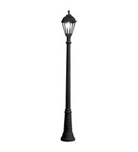 Stalp iluminat exterior gradina ornamental, tip felinar, negru, 2.13ml, 6.5W, Fumagalli, Gigi/Salem
