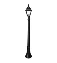 Stalp iluminat exterior gradina ornamental, tip felinar, negru, 1.86ml, 6.5W, Fumagalli, Artu'/Cefa