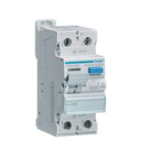 Siguranta automata (disjunctor) cu protectie diferentiala trifazica Hager, 40A, 30mA, RCCBs, tip A, 10kA, CDA540D