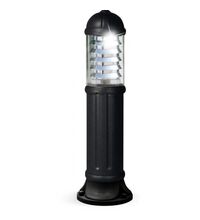 Stalp iluminat exterior gradina ornamental, tip lampa, negru, 0.8ml, 1XE27, Fumagalli, Sauro