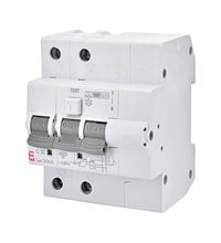 Siguranta automata (disjunctor) cu protectie diferentiala monofazica ETI, 32A, 30mA, curba C, RCBO, tip A+AC, 10kA, 002174537