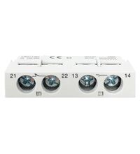 Contact auxiliar motor protector Schrack, frontal, 1ND+1NI, pentru BE2, BE2ZAF11