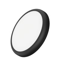 Plafoniera LED, incastrata-aplicata, rotunda, negru, 20W, CCT, IP40, SMD-SRD, Braytron, BP03-72081