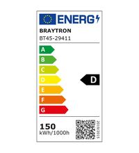 Corp de iluminat LED High-Bay, 150W, negru, 280mm, 4000K, IP65, Braytron, BT45-29411