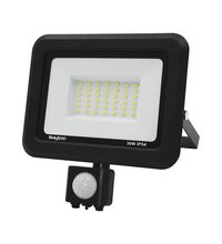 Proiector LED cu senzor de miscare, 120 grade, negru, 30W, 6500K, IP54, Flood, Braytron, BT60-43031