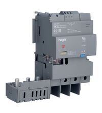 Bloc diferential electronic MCCB Hager, 3P, fix, 125A, HBA127H
