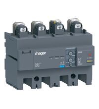 Bloc diferential electronic MCCB Hager, 4P, reglabil, 400A, HBW400H