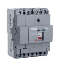 Intreruptor automat MCCB 160 Hager, 4P, 18kA, fix, 40A, HDA041L
