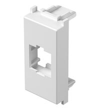 Tasta adaptoare modulara TEM, KS universal, alb mat, 1M, Modul, set 2 bucati