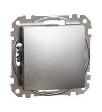 Mecanism intrerupator cap scara Schneider, incastrat, aluminiu patinat, IP20, Sedna Design, SDD170106