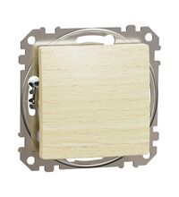 Mecanism intrerupator cap scara Schneider, incastrat, mesteacan, IP20, Sedna Design, SDD180106