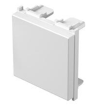 Tasta falsa modulara TEM, alb mat, 2M, Modul