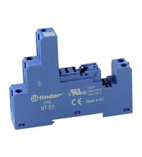 Soclu releu Finder, fisabil 5 pini, pentru seria 46, 97.01