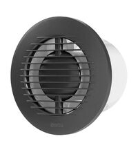 Ventilator axial, pentru tubulatura, standard, 100mm, antracit, EA, Europlast, IP44, EA100A