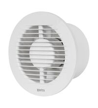 Ventilator axial, pentru tubulatura, cu temporizator, 125mm, alb, EA, Europlast, IP44, EA125T