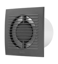 Ventilator axial, pentru tubulatura, cu temporizator, 100mm, antracit, EE, Europlast, IP44, EE100TA