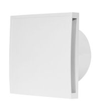 Ventilator axial, pentru tubulatura, cu temporizator si senzor de umiditate, 150mm, alb, EET, Europlast, IP44, EET150HT