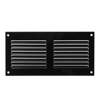 Grila de ventilare, metalic, rectangular, 200x100mm, negru, MR1010-5050, Europlast, MR2010M