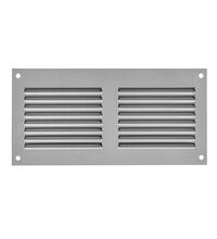Grila de ventilare, metalic, rectangular, 200x100mm, gri, MR1010-5050, Europlast, MR2010P