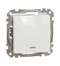 Mecanism intrerupator cap scara 10A Schneider, incastrat, alb, IP20, Sedna Design, SDD111116L