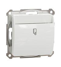 Mecanism intrerupator cu cartela Schneider, incastrat, alb, Sedna Design, SDD111121E