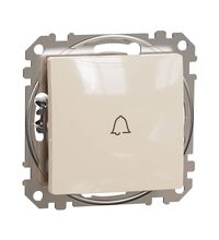 Mecanism intrerupator cu revenire Schneider, incastrat, bej, Sedna Design, SDD112131